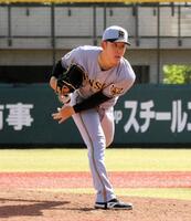 １回１／３を無失点に抑えた富田