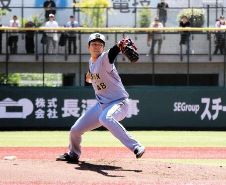 先発し５回８失点だった茨木