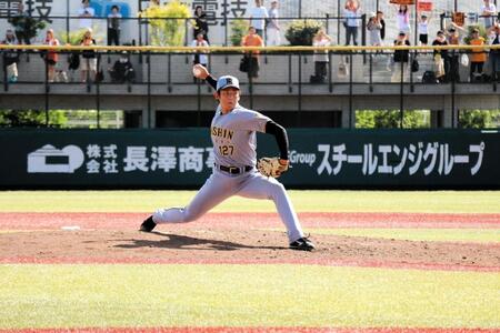 １回無失点に抑えた神宮