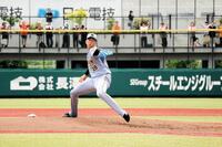６回２失点と力投した今朝丸