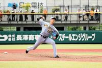 ６回２失点と力投した今朝丸