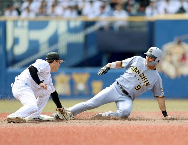 阪神ドラ１立石　初盗塁＆激走内野安打