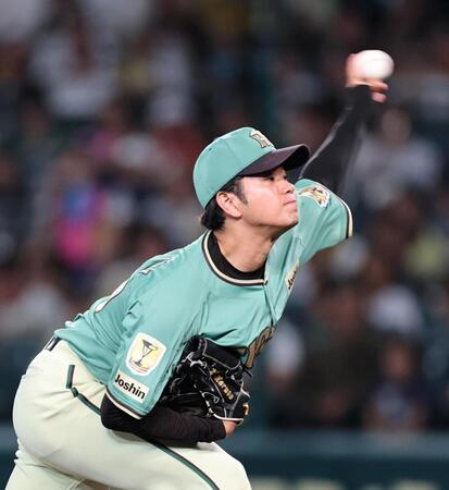 先発し力投する高橋（撮影・山口登）