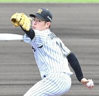力投する下村（撮影・高部洋祐）