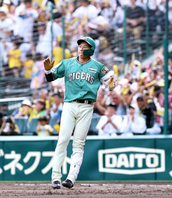 阪神・立石 甲子園初V打で初お立ち台