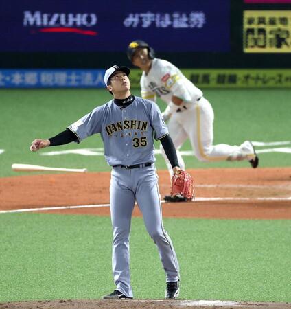 ２回、才木は野村にソロを許す（撮影・山口登）