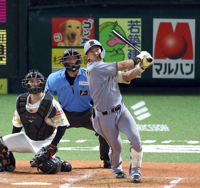 阪神ドラ1立石が2号2ラン 11試合ぶり