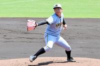 １回、力投する阪神先発の伊原