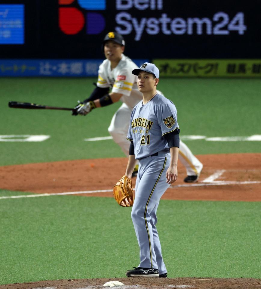 ５回、大竹は近藤に勝ち越しソロを許す（撮影・山口登）
