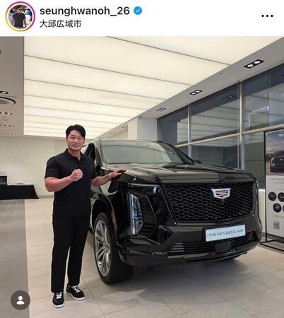 呉昇桓氏インスタグラム（ｓｅｕｎｇｈｗａｎｏｈ＿２６）より