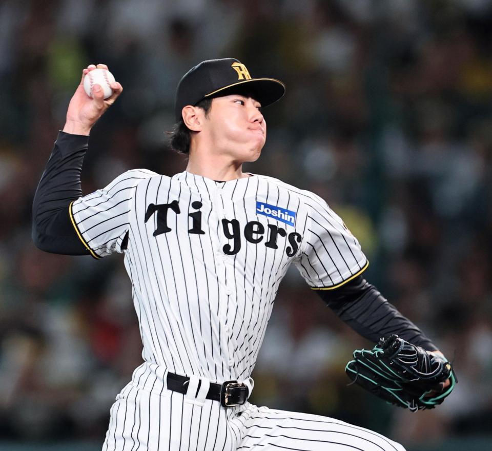７回、三者連続三振に仕留める工藤（撮影・田中太一）