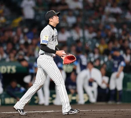 ５回西武、先制を許す才木（撮影・山口登）