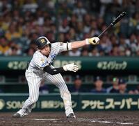 ５回、空振り三振に倒れる立石（撮影・山口登）