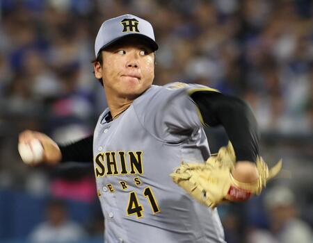 先発し、力投する村上（撮影・田中太一）