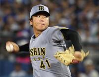 先発し、力投する村上（撮影・田中太一）