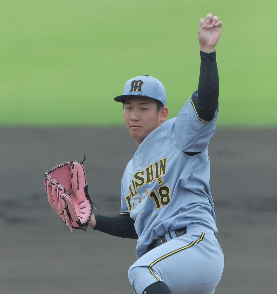 力投する先発の伊原（撮影・西田忠信）