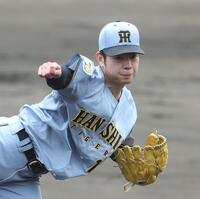 力投する先発の下村（撮影・西田忠信）