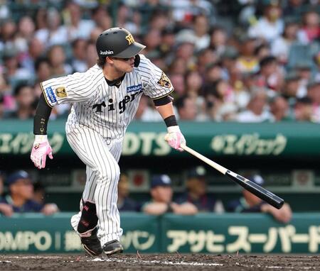 ２回、左前打を放つ浜田（撮影・西田忠信）