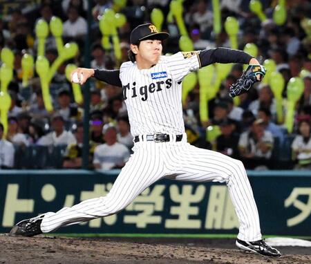 ２３日ヤクルト戦の７回、力投する工藤