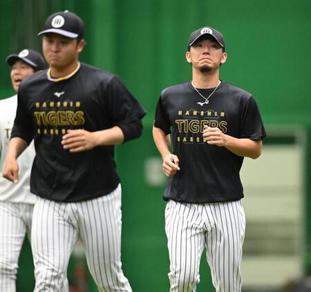 ２軍練習に合流した伊藤将（撮影・高部洋祐）