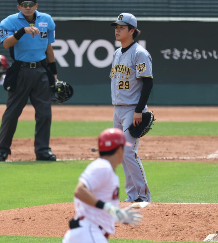 ２回、高橋は佐々木に同点ソロを許す（撮影・山口登）