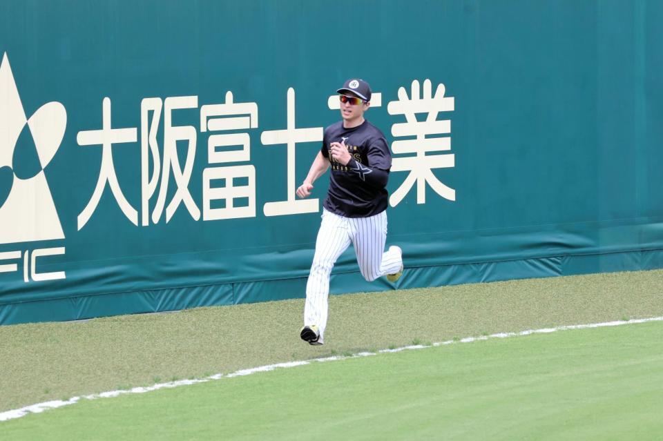 ランニングで調整する近本
