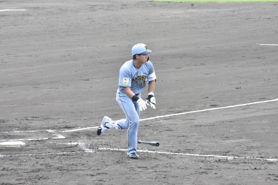 四回に本塁打を放った立石