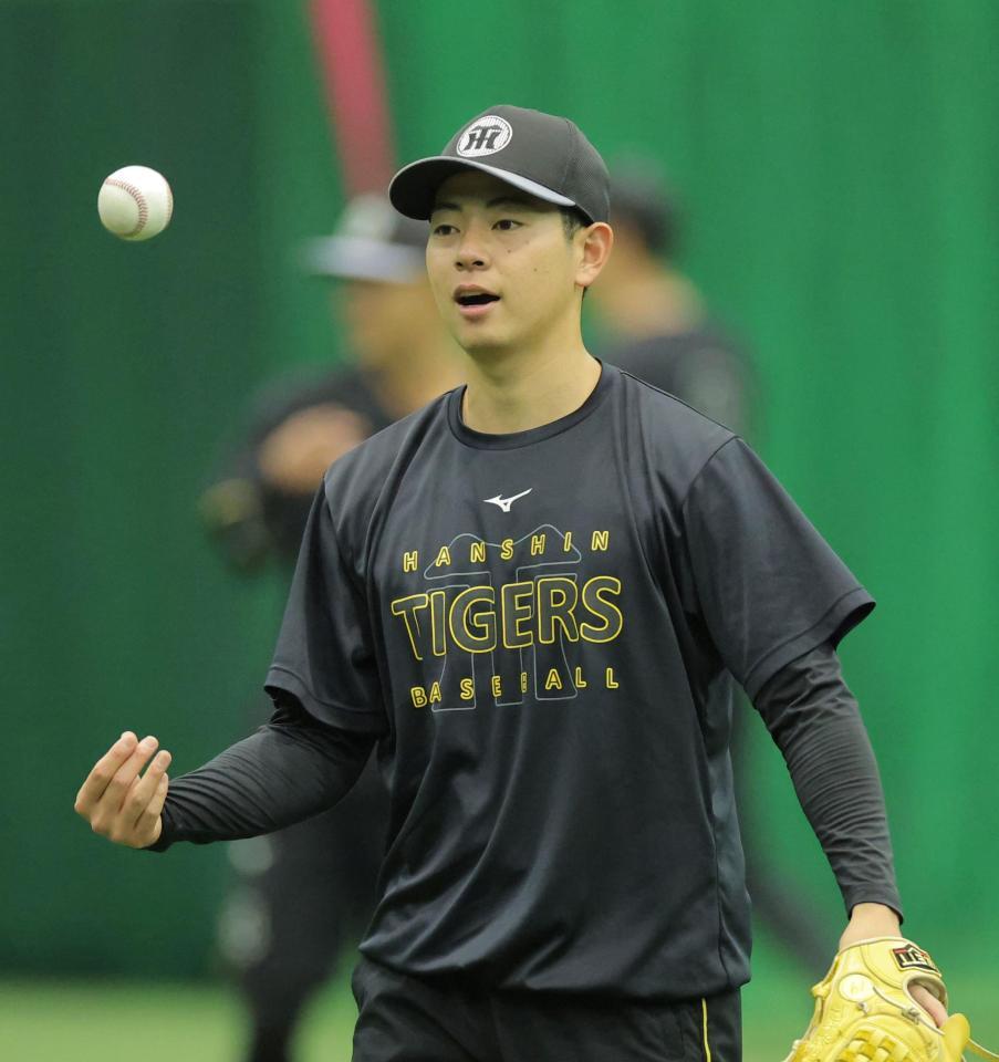 先発へ向け調整する下村（撮影・西田忠信）