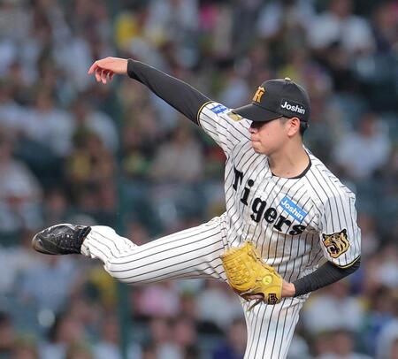 ５回、力投する先発の下村（撮影・西田忠信）
