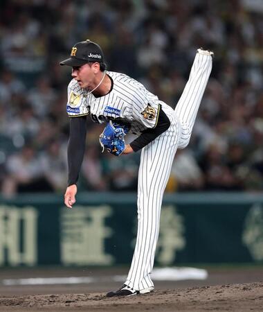 ６回、力投する今朝丸（撮影・山口登）