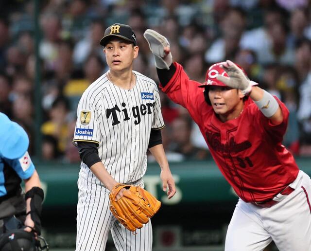 阪神 痛恨連敗で首位再浮上ならず 鯉キラー大竹が3回5失点KO 2年