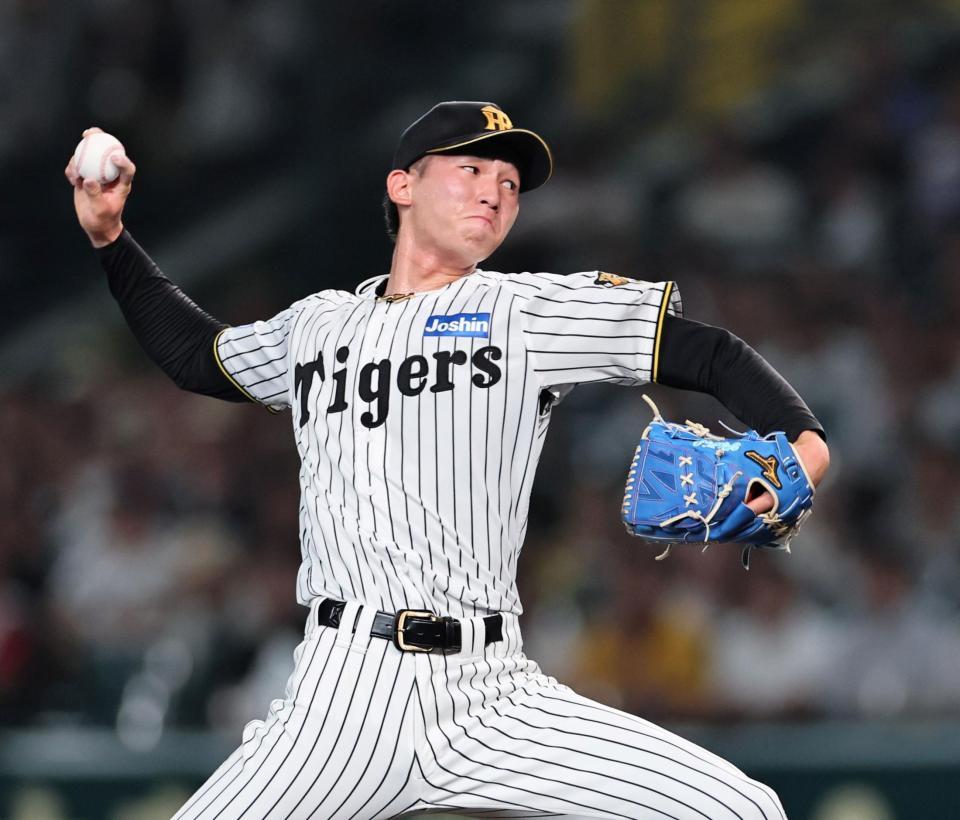 ６回、満塁のピンチを無失点に抑えた今朝丸（撮影・田中太一）
