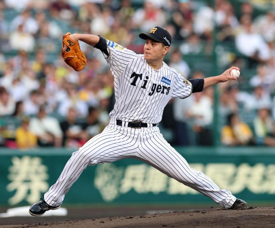 先発し力投する大竹（撮影・山口登）