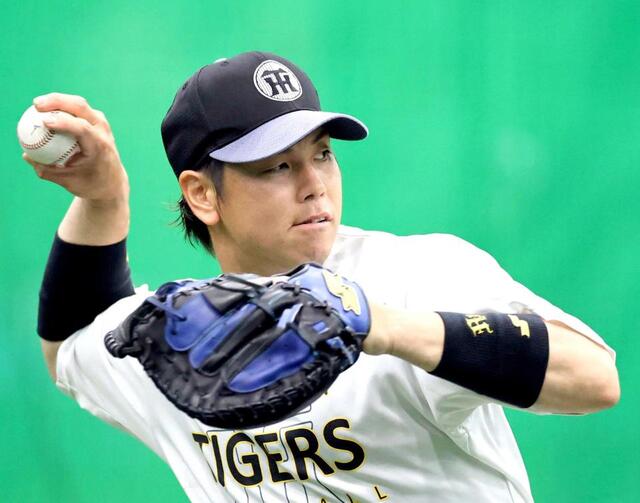 阪神・梅野 引退表明の中村晃に「リスペクト」 捕手目線で苦しめられた