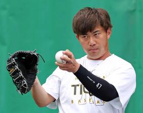 　先発に前向きな思いを明かした桐敷（撮影・立川洋一郎）