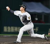 ９回、力投する松原（撮影・山口登）