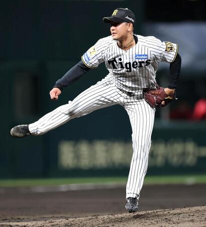 ８回、力投する岡留（撮影・山口登）