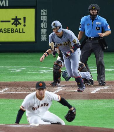 ３回、大山は中前に２点適時打を放つ（撮影・佐々木彰尚）
