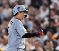 ３回、適時打を放った大山（撮影・田中太一）