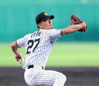 先発し力投する伊藤将（撮影・山口登）