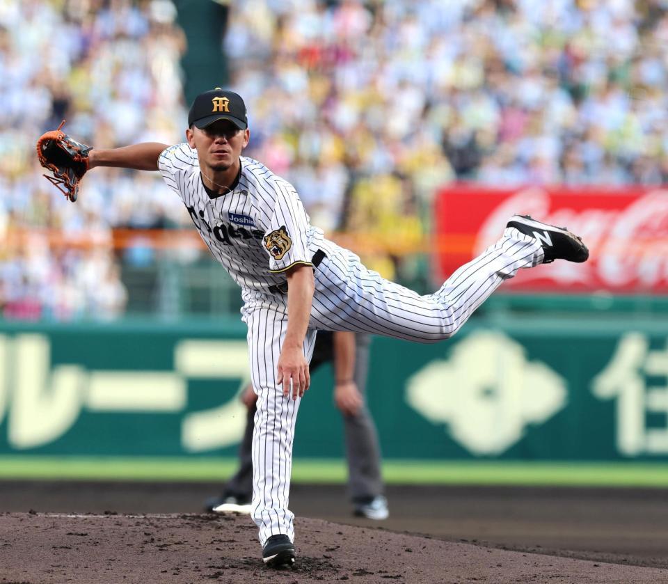 先発し力投する伊藤将（撮影・山口登）