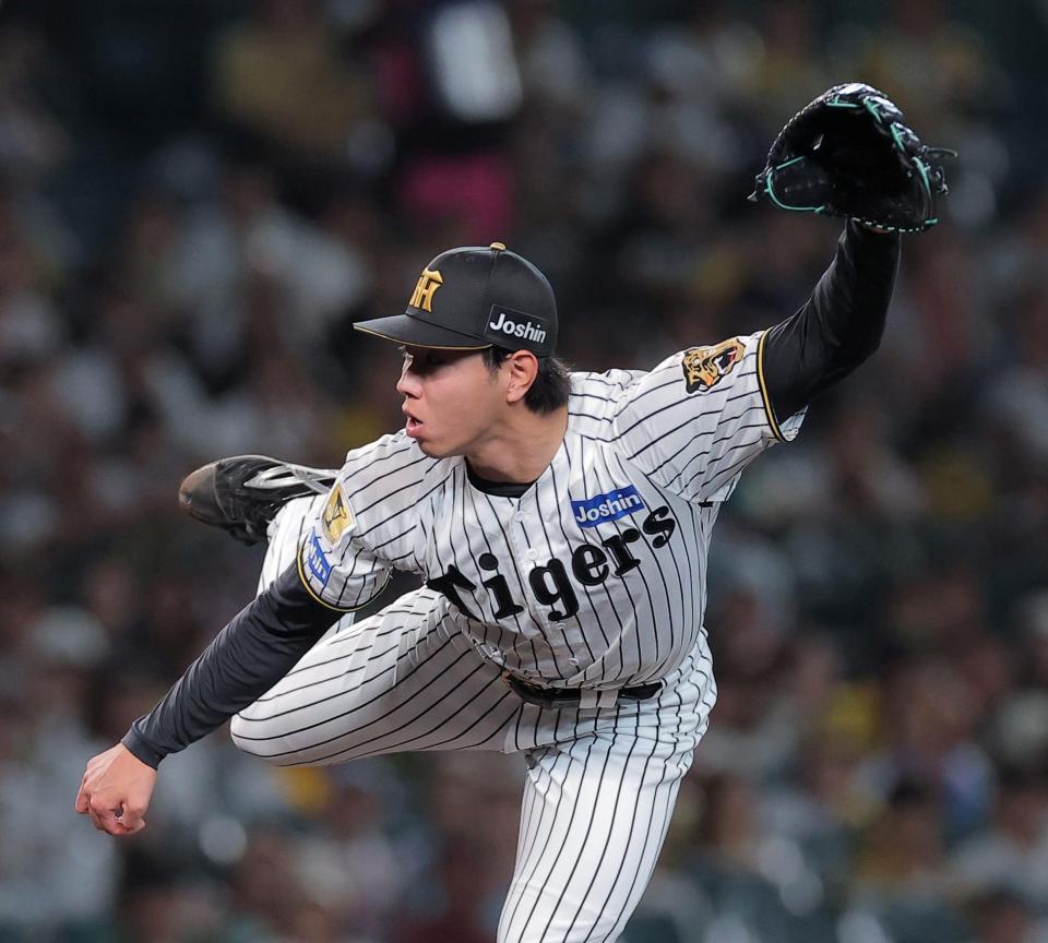 ８回から登板する工藤（撮影・西田忠信）
