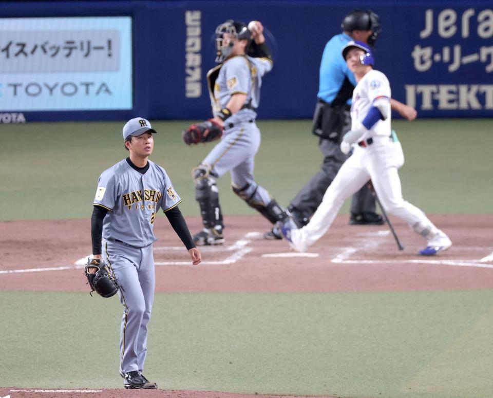 ３回、福永を見逃し三振に仕留める高橋（撮影・立川洋一郎）
