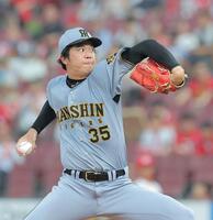 力投する先発の才木（撮影・西田忠信）