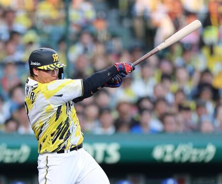 ２回、中前打を放つ大山（撮影・山口登）