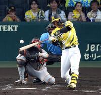 ３回、中前打を放つ森下（撮影・山口登）