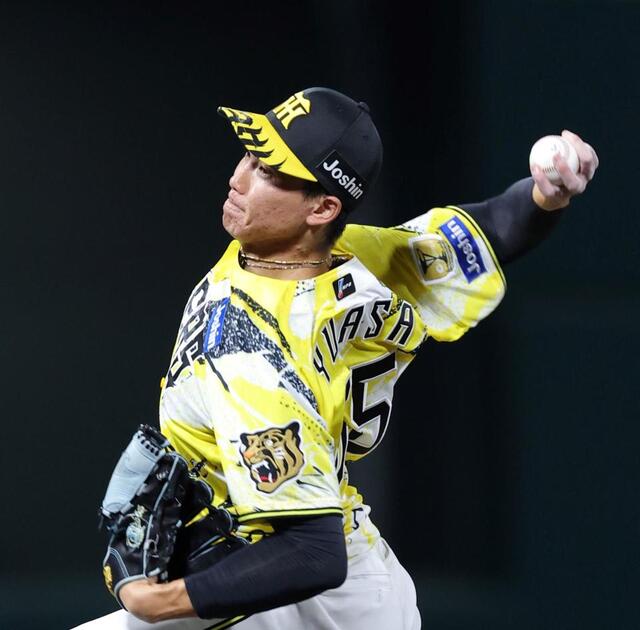 阪神・湯浅京己が実戦復帰 149キロ直球でバットへし折る 右足首の