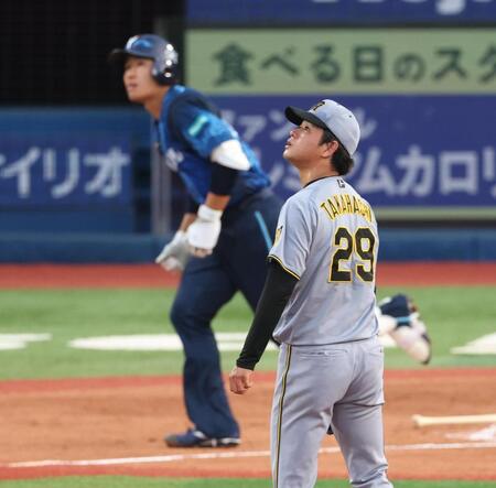 ２回、宮下に勝ち越し２ランを浴びる高橋（撮影・金田祐二）