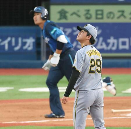 　２回、宮下に２ランを浴びる高橋（撮影・金田祐二）