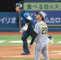 　２回、宮下に２ランを浴びる高橋（撮影・金田祐二）